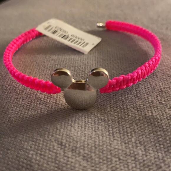 Disney Jewelry - Disney Mickey Mouse Pink Cuff Bracelet